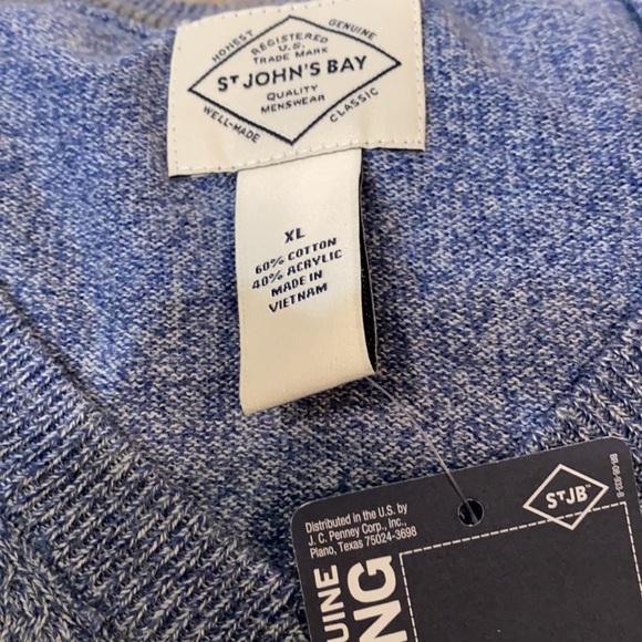 St. John’s Bay V-neck Sweater NWT - Picture 3 of 3